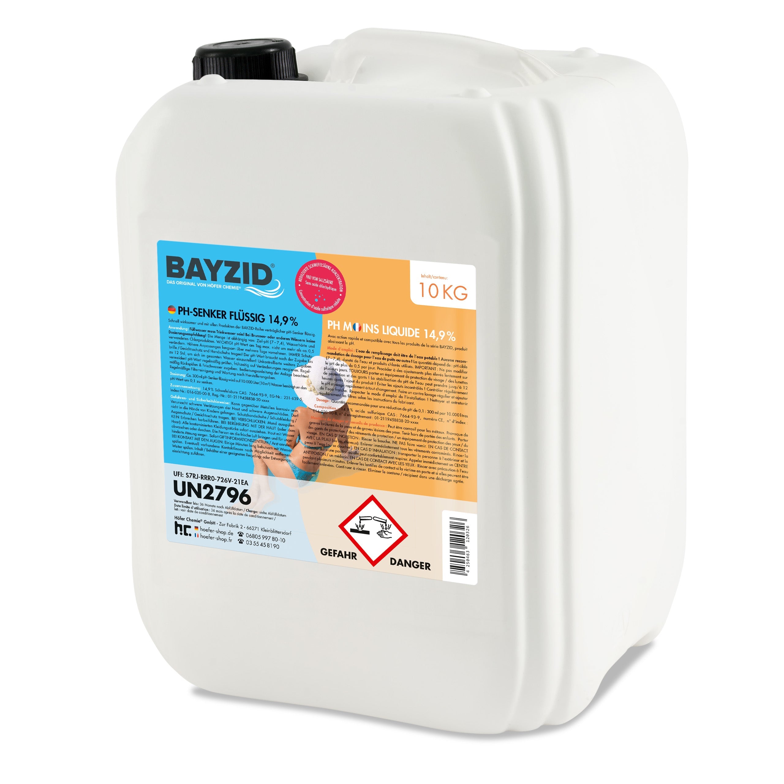 BAYZID® pH Minus fl fcssig 14,9%