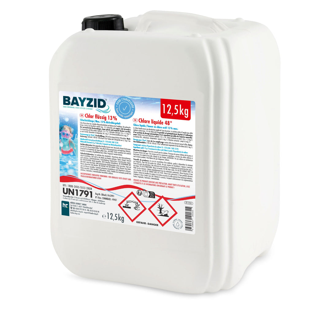 12,5 kg BAYZID® Chlor 13% flüssig