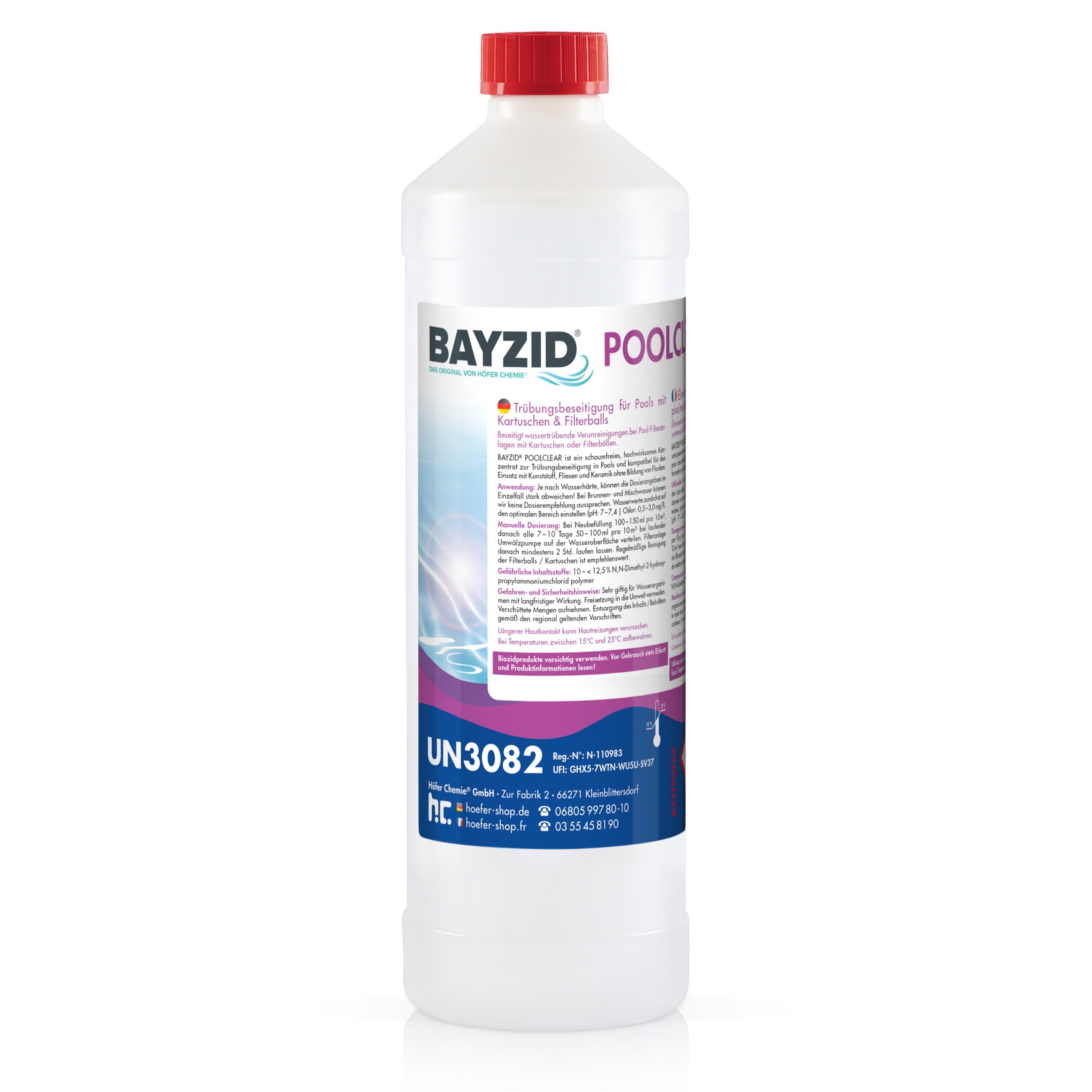 1 L BAYZID® Poolclear Trübungsbeseitigung
