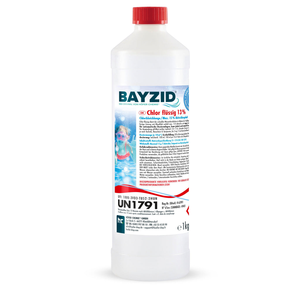 1 kg BAYZID® Chlor 13% flüssig