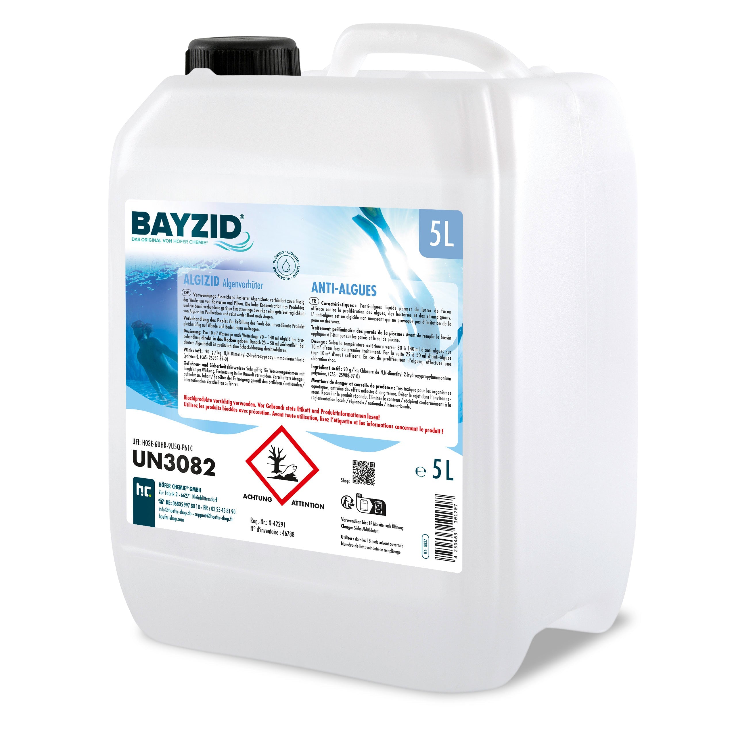5 L BAYZID® Algizid Algenverhötung