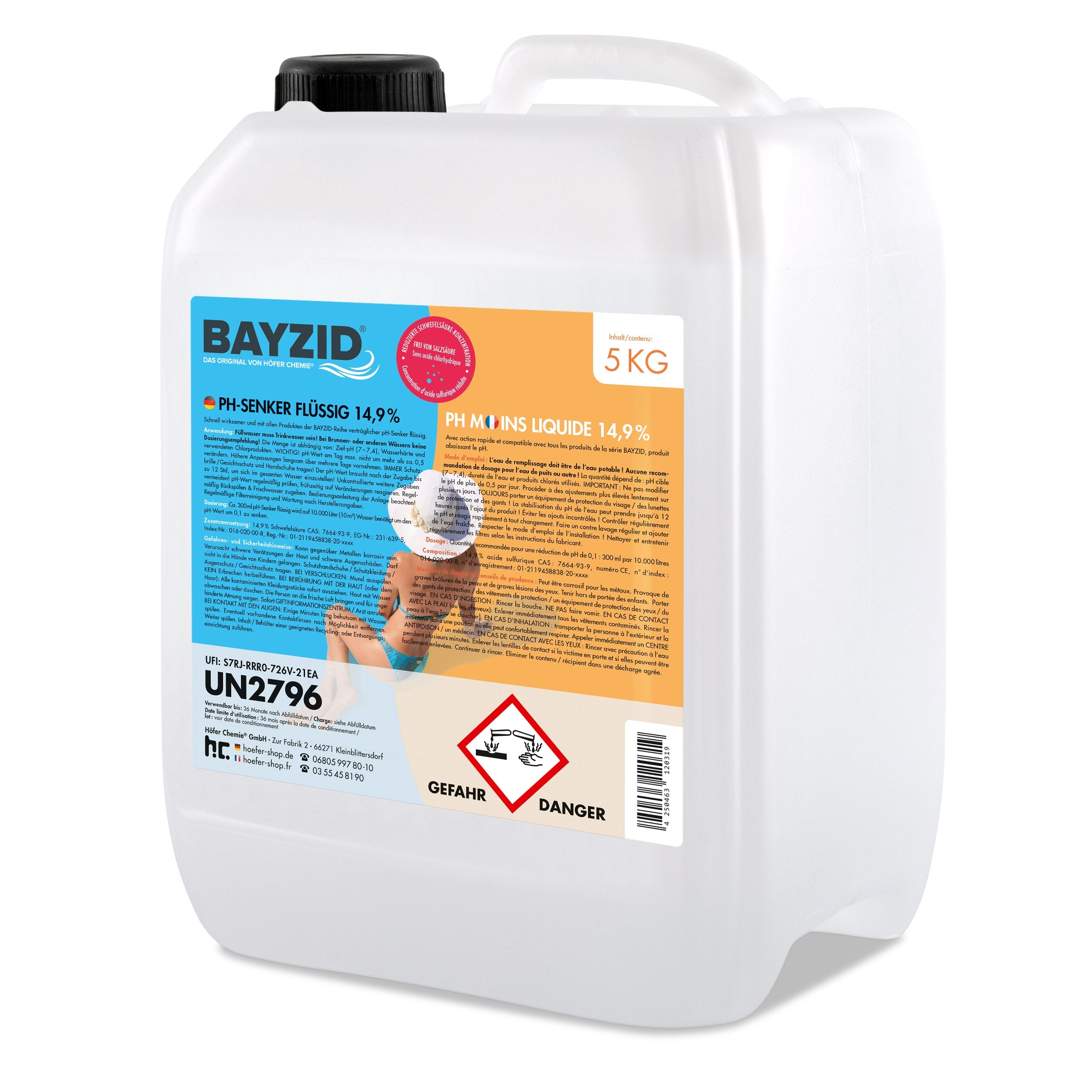 BAYZID® pH Minus fl fcssig 14,9%