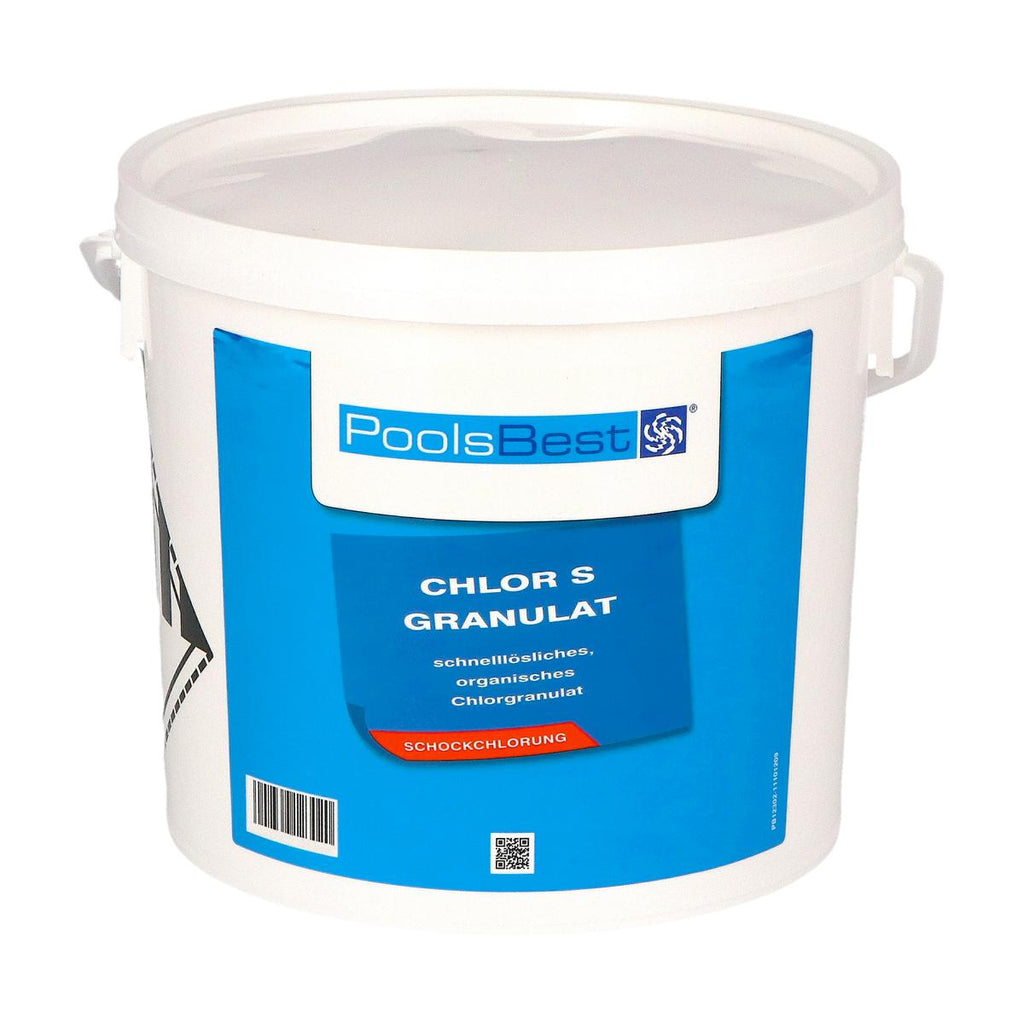 10 kg (2 x 5 kg) - PoolsBest® Chlorgranulat S schnelllöslich 56% Aktivchlor