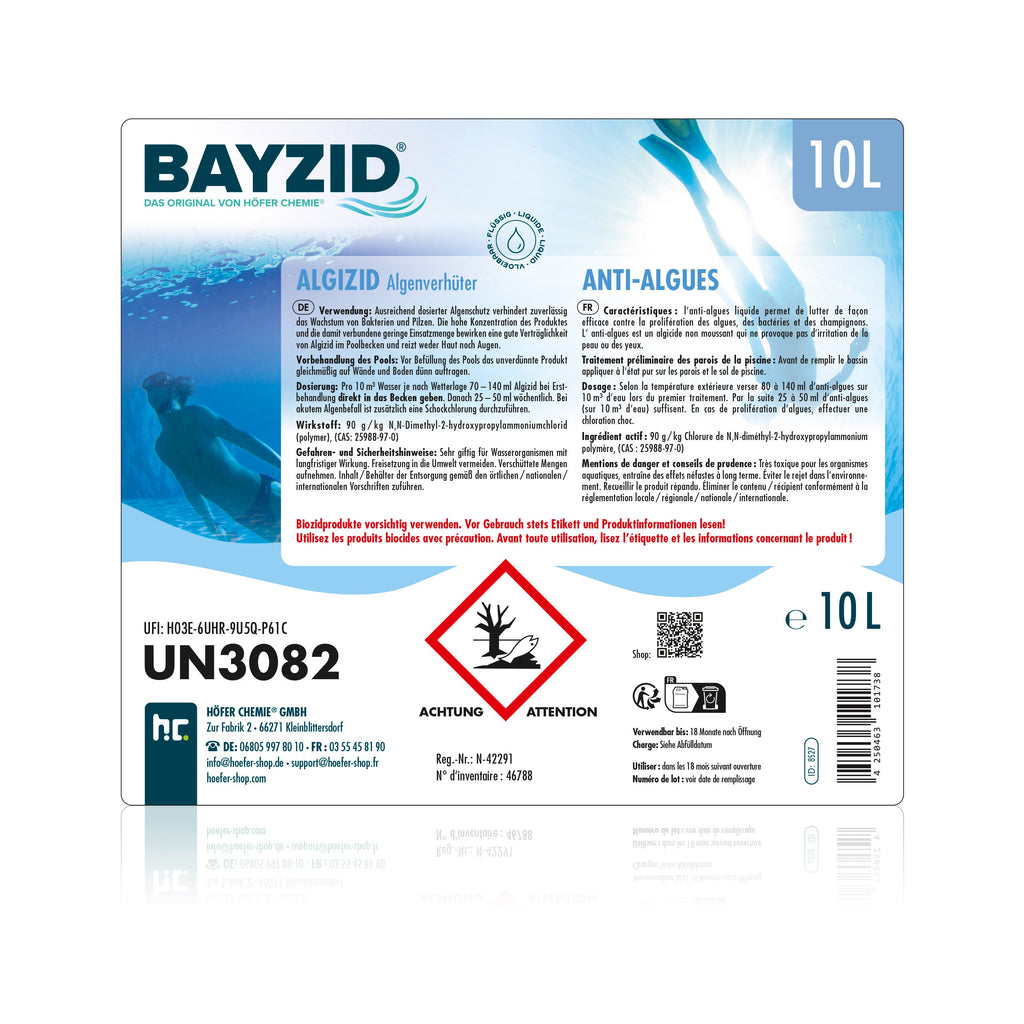 10 L BAYZID  Algizid Algenverh tung