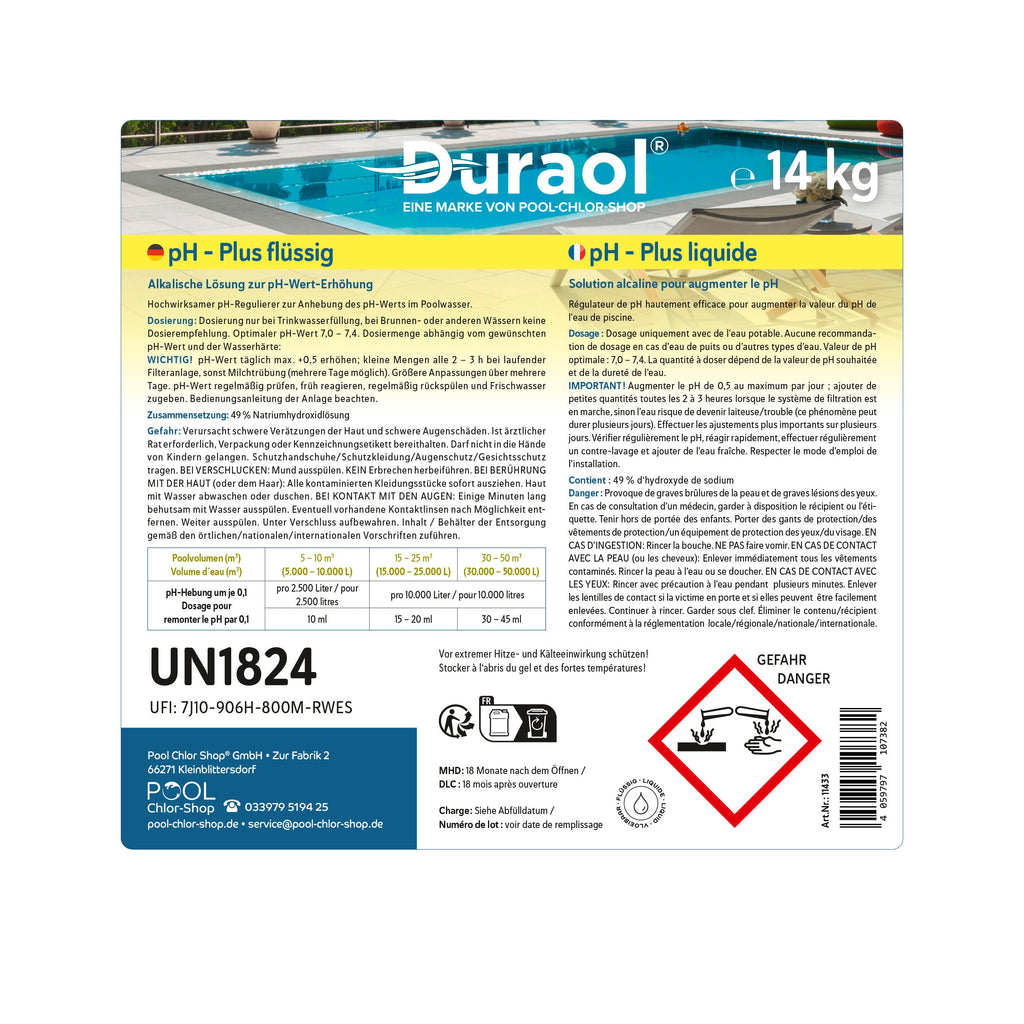 14 kg - Duraol® pH-Heber flüssig