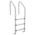 Einstiegsleiter BASIC weiter Holm 3-stufig V2A Edelstahl - B-Ware