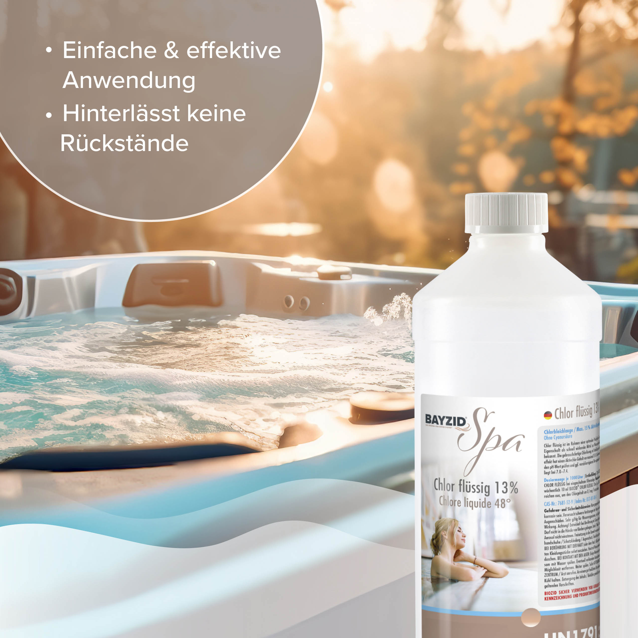 1 kg BAYZID® SPA Chlor flüssig