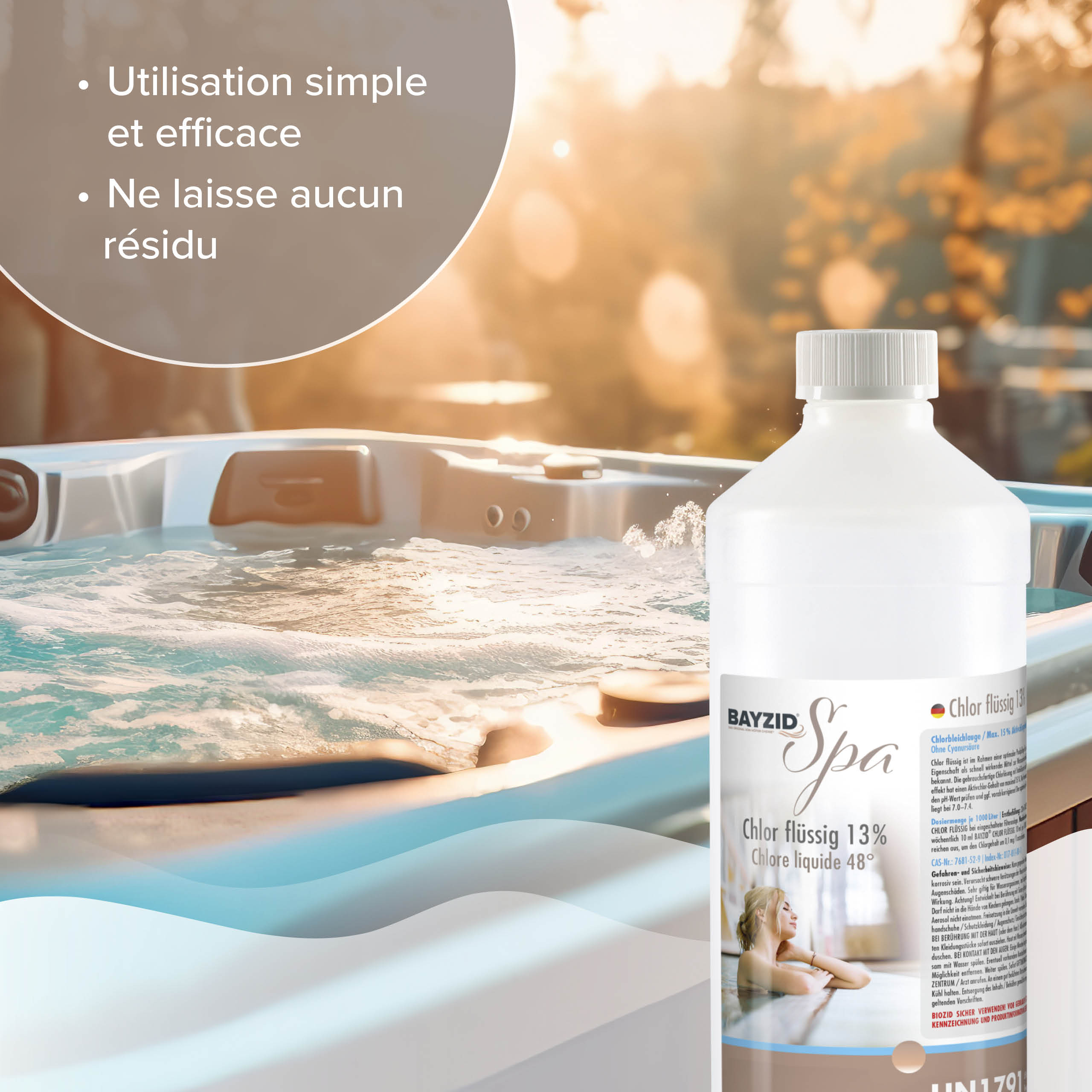 1 kg BAYZID® SPA Chlor flüssig