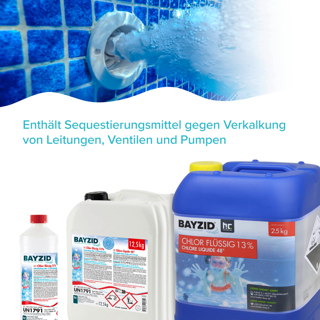 1 kg BAYZID® Chlor 13% flüssig