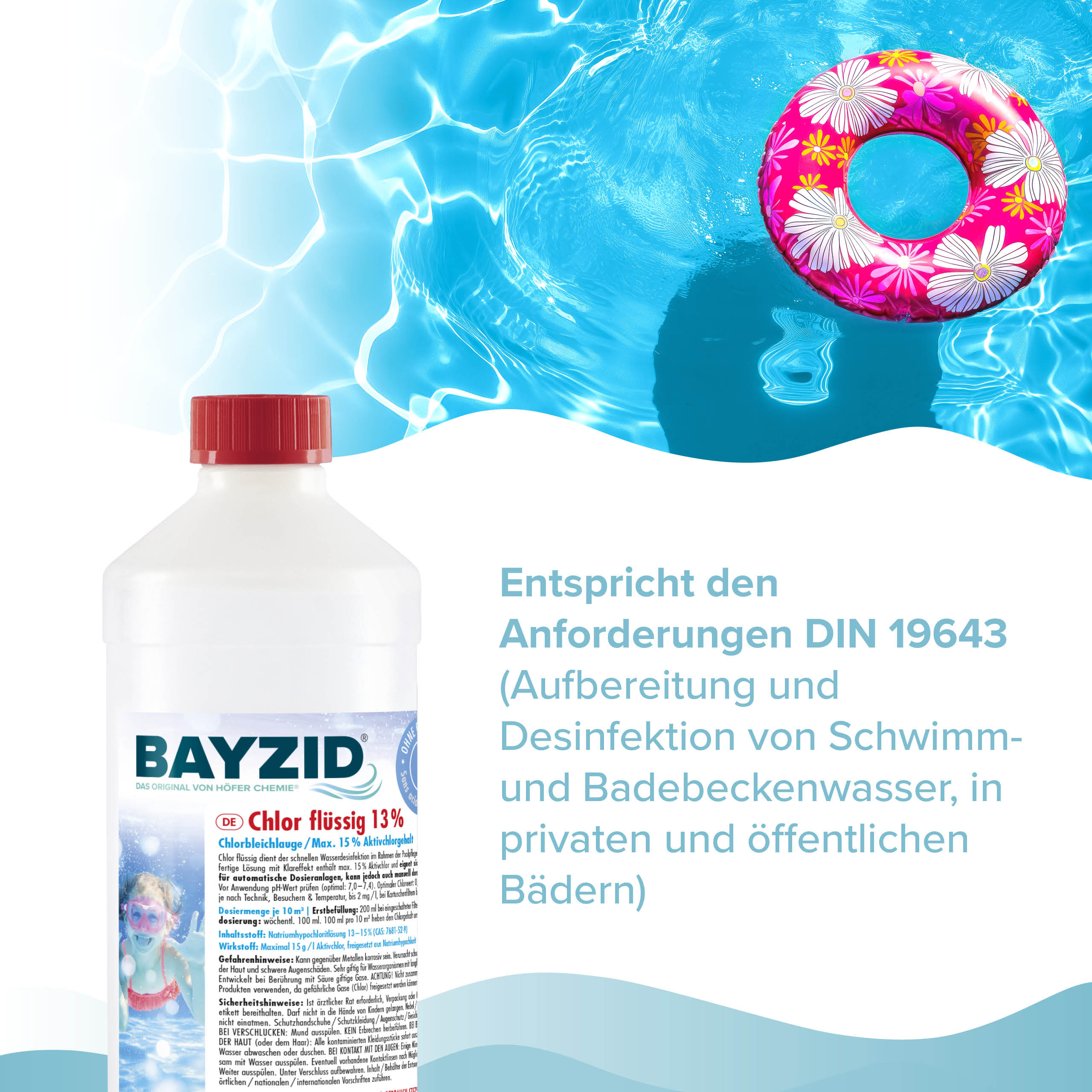 1 kg BAYZID® Chlor 13% flüssig