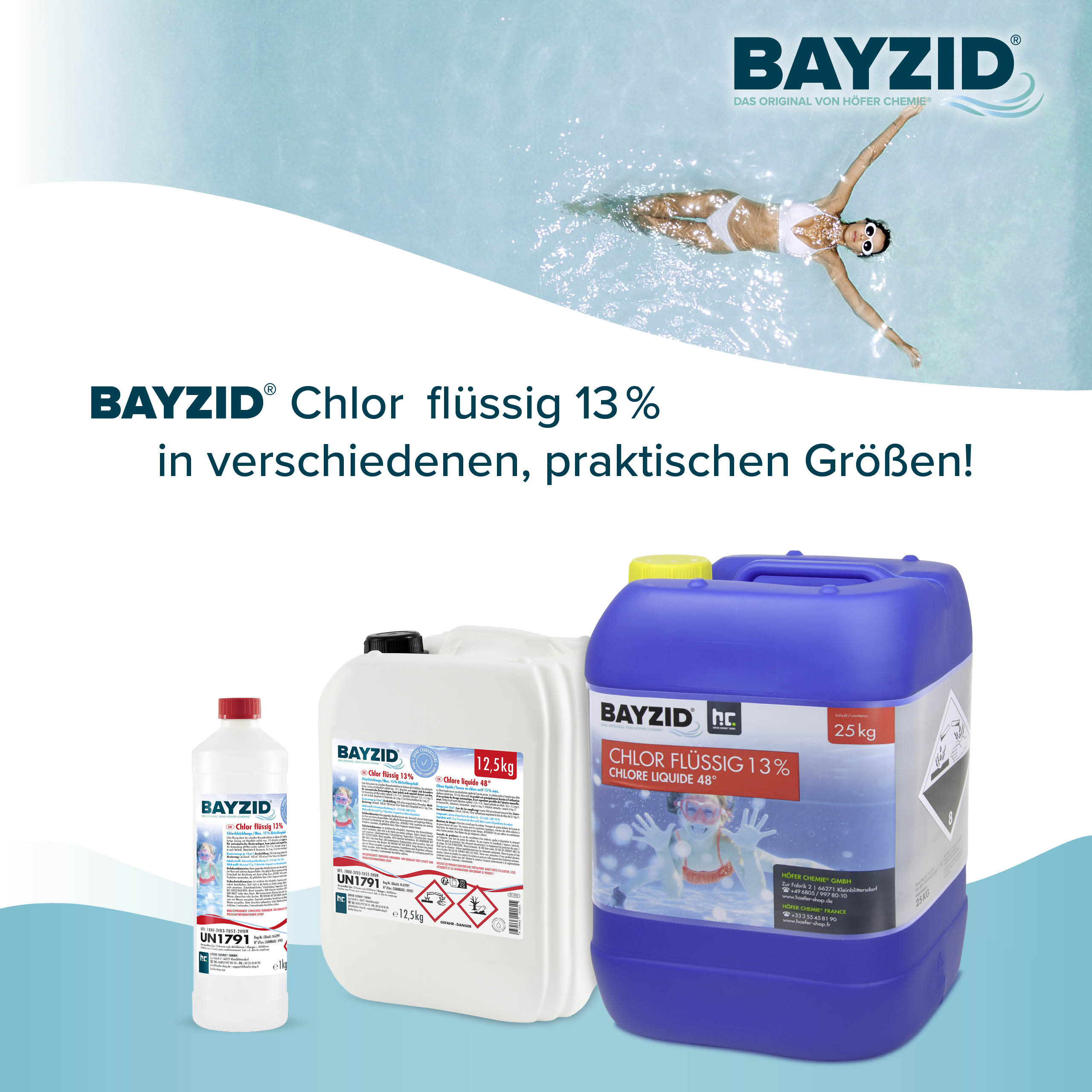 12,5 kg BAYZID® Chlor 13% flüssig