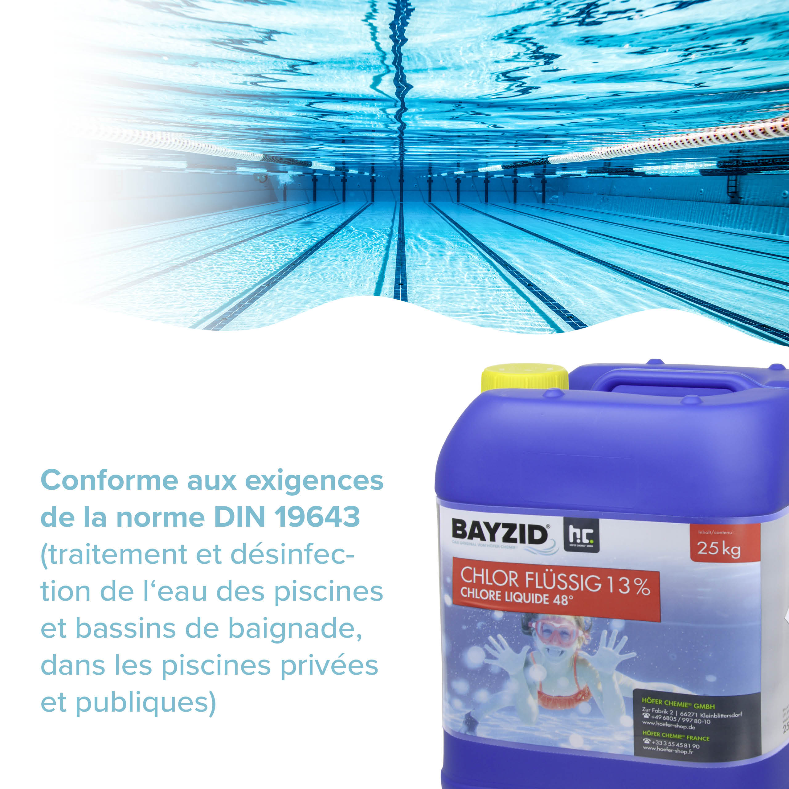 25 kg BAYZID® Chlor 13% flüssig
