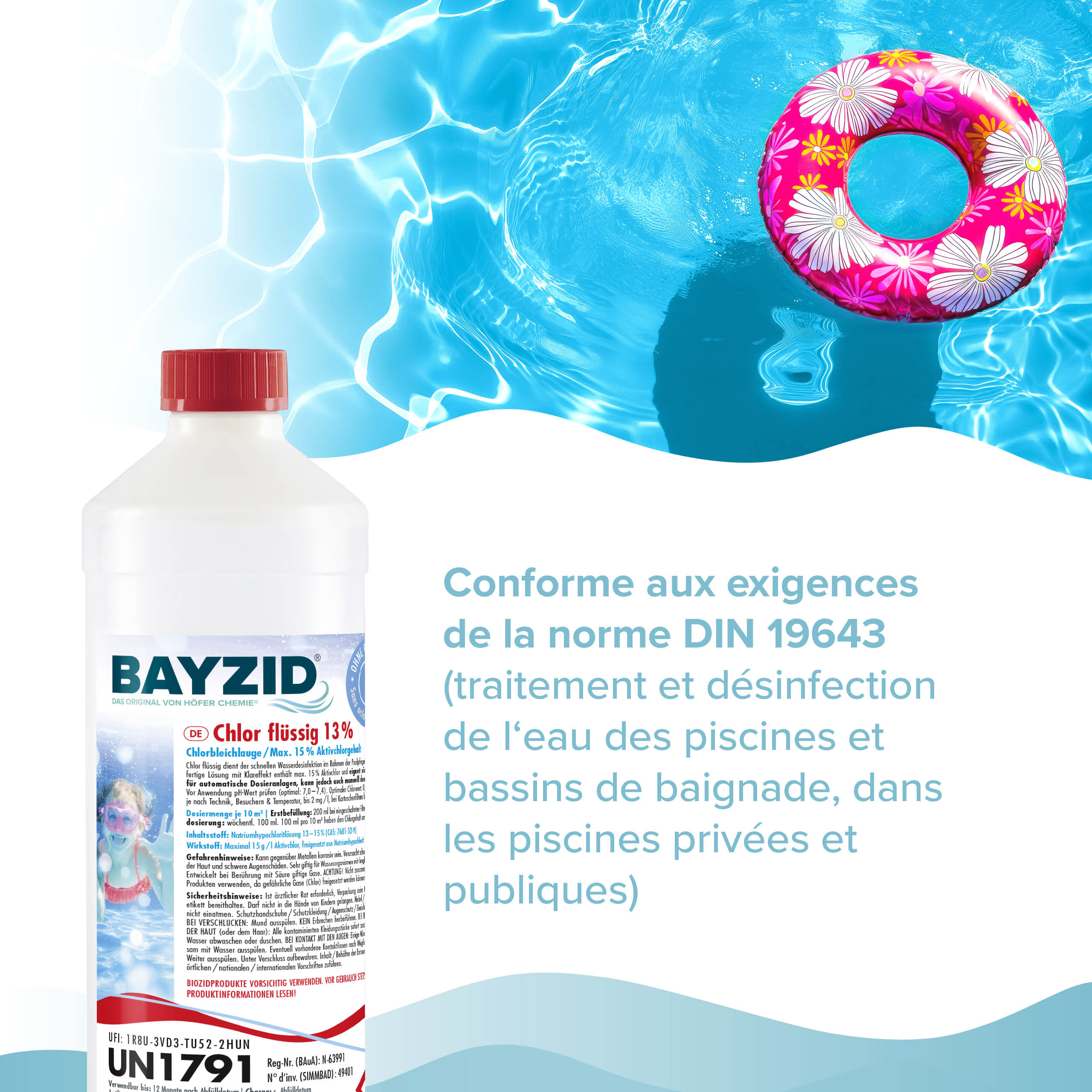 1 kg BAYZID® Chlor 13% flüssig