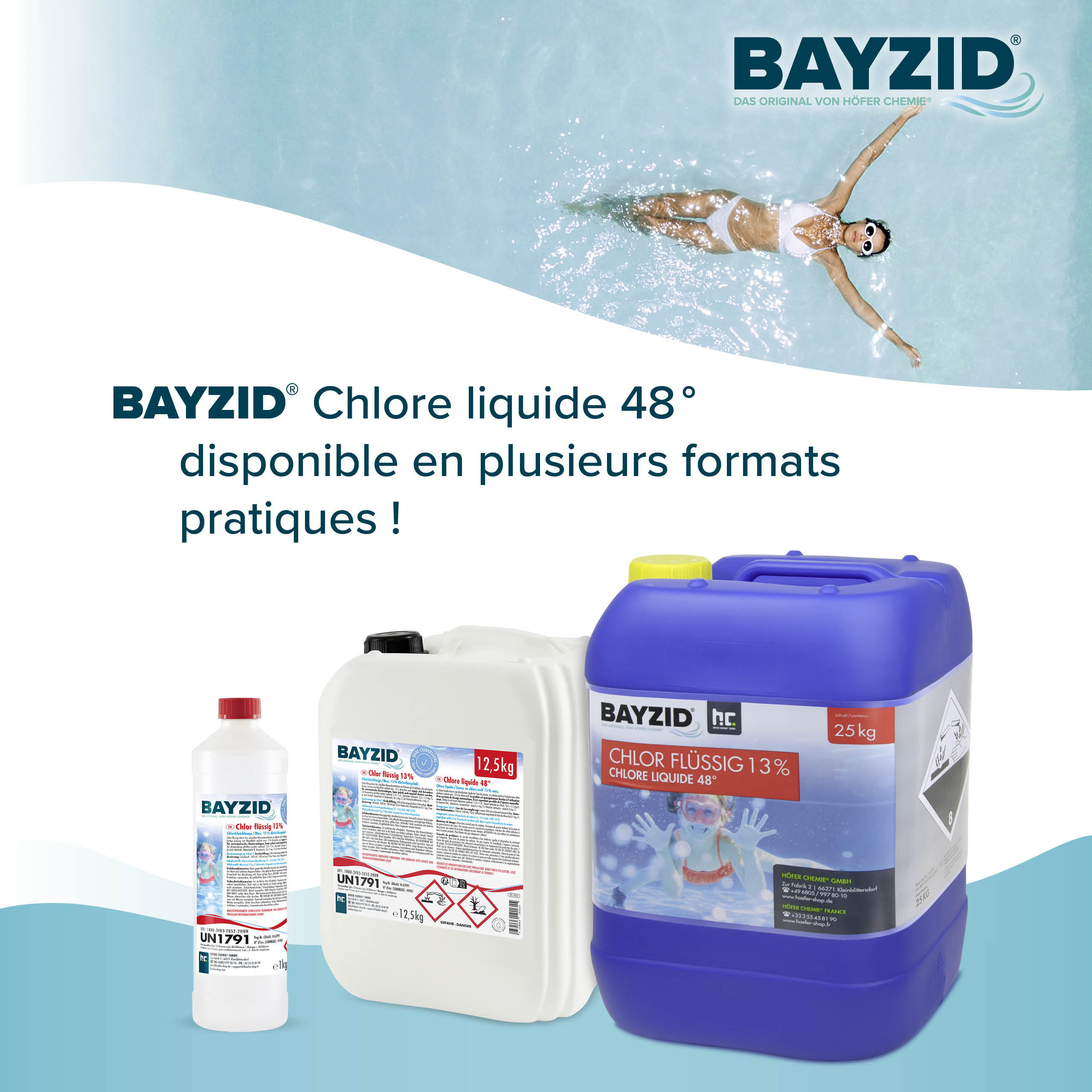 25 kg BAYZID® Chlor 13% flüssig