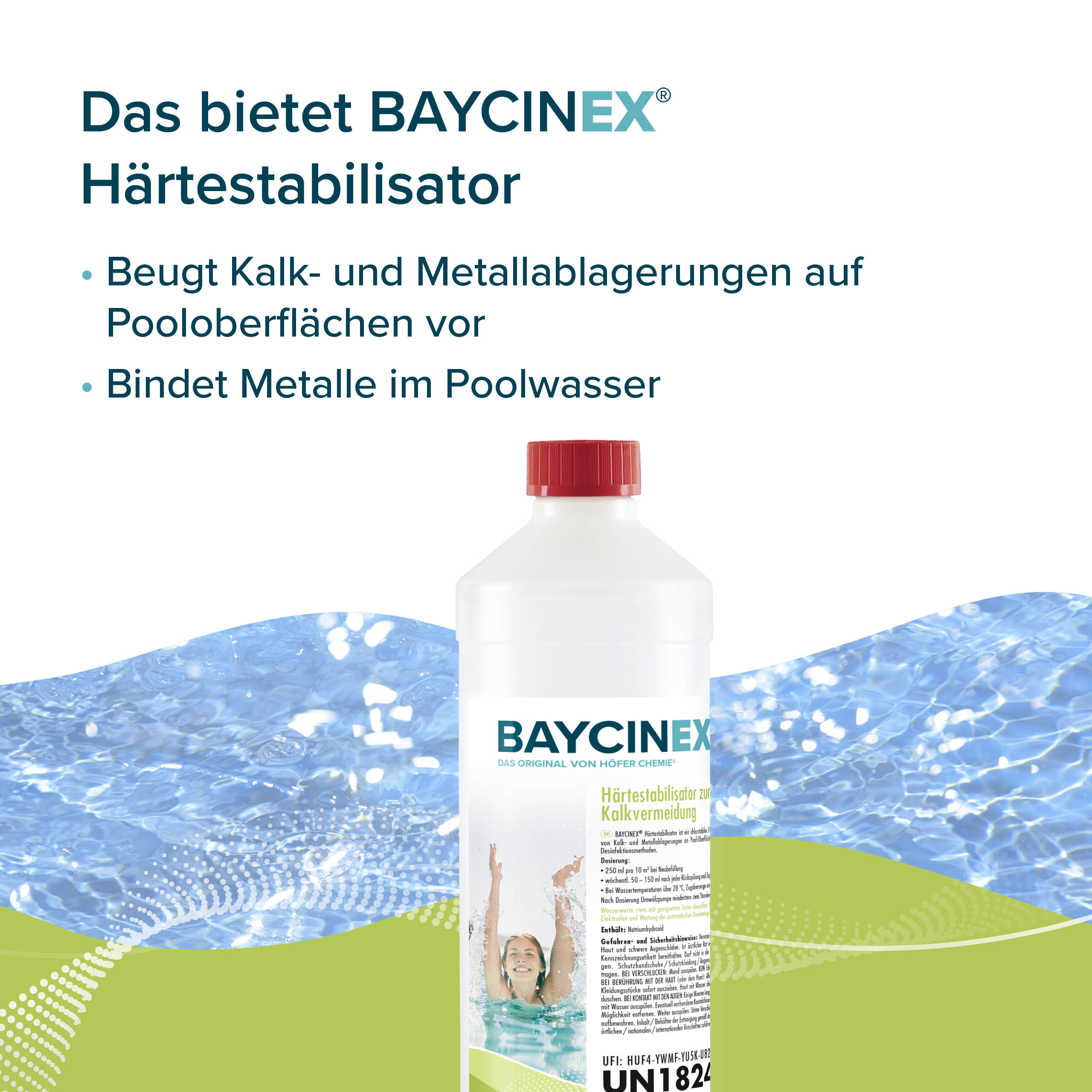 1 L BAYCINEX® Härtestabilisator zur Kalkvermeidung