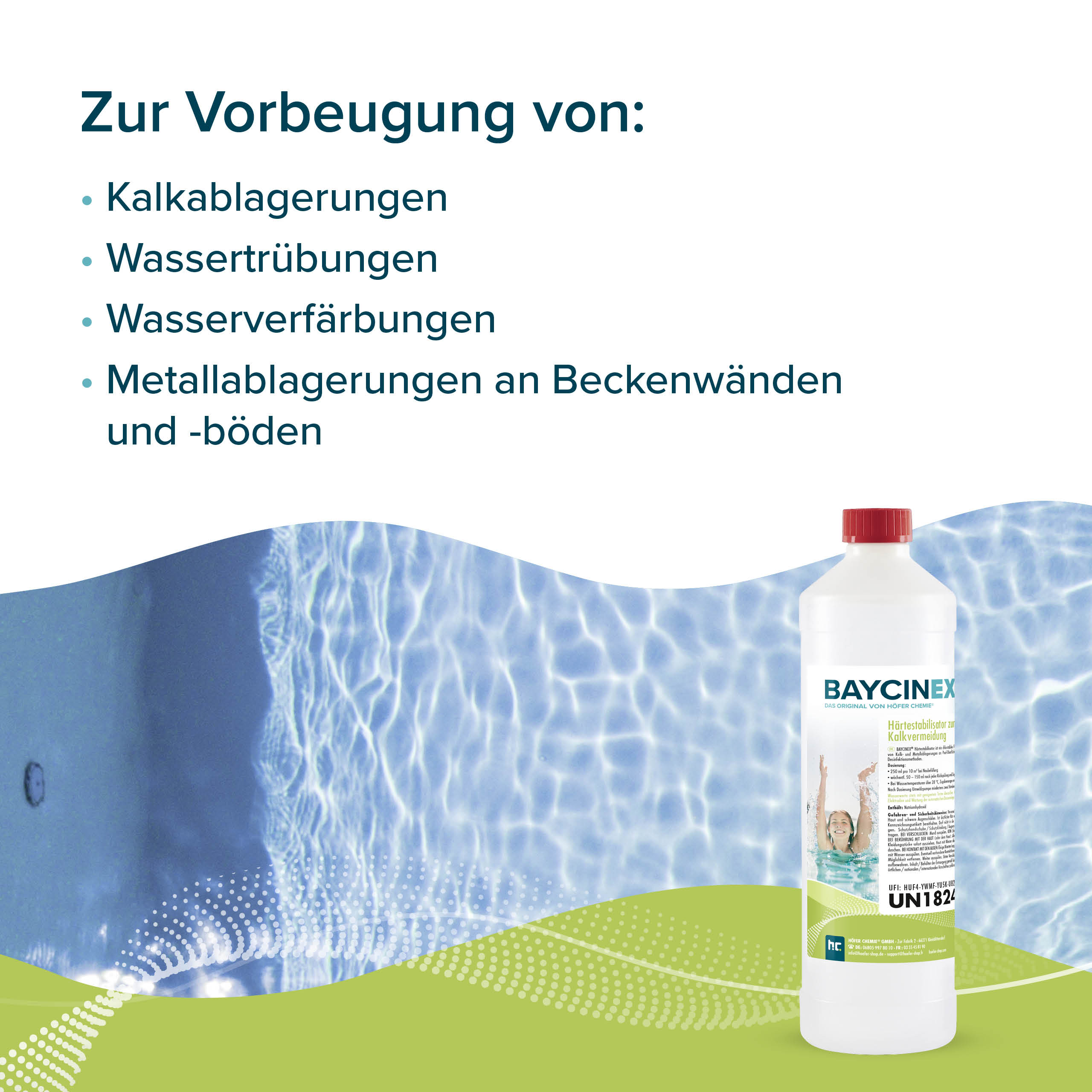 1 L BAYCINEX® Härtestabilisator zur Kalkvermeidung