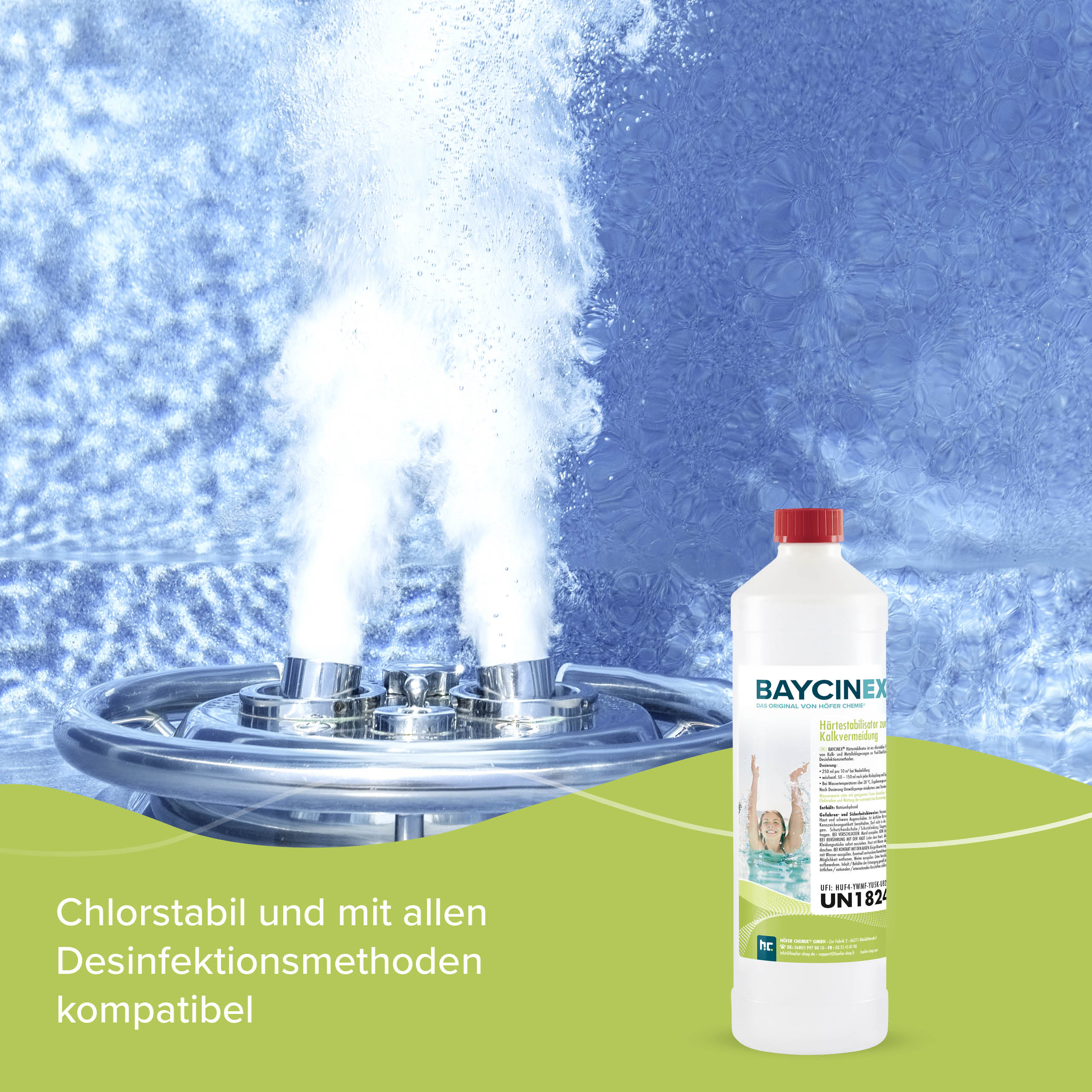 1 L BAYCINEX® Härtestabilisator zur Kalkvermeidung