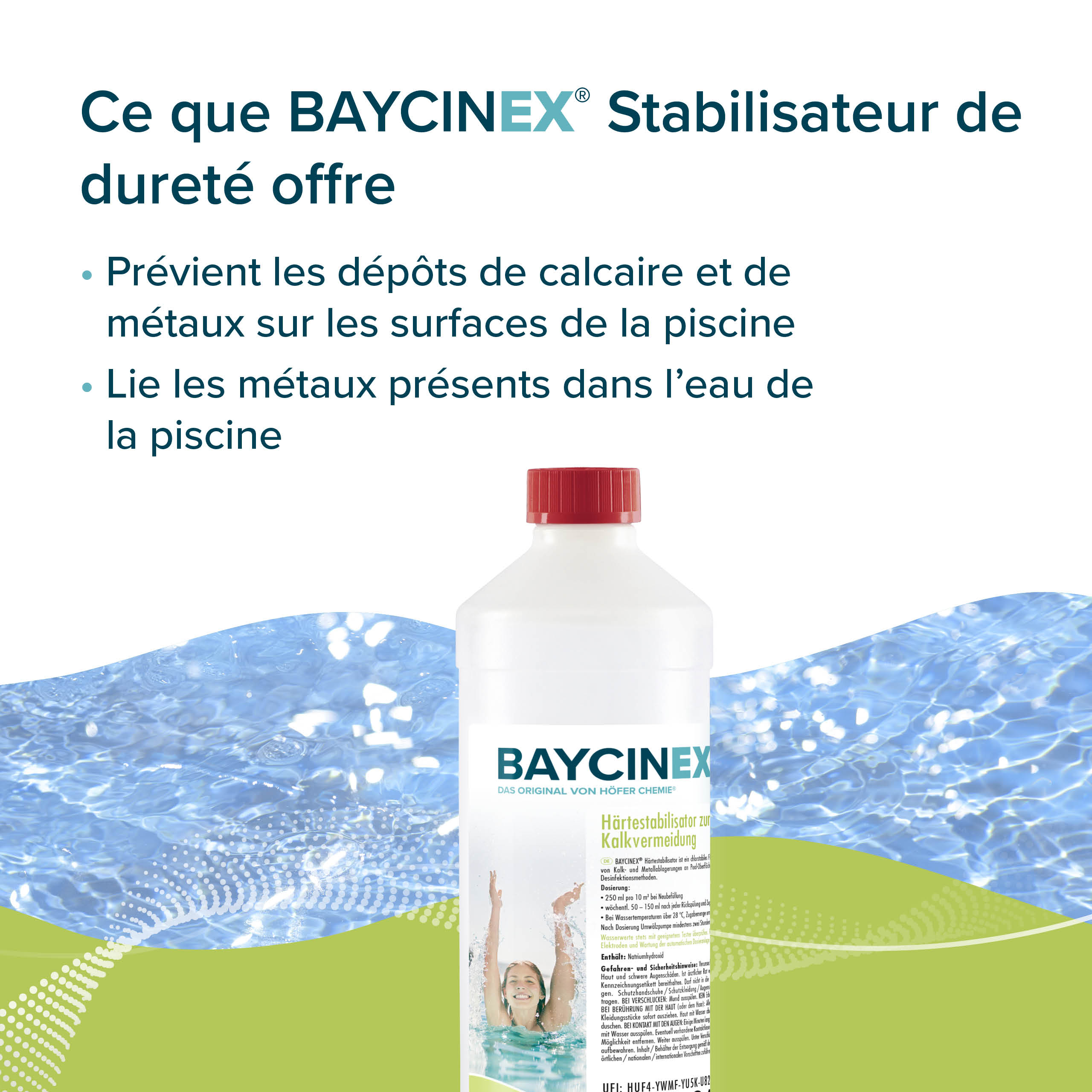 1 L BAYCINEX® Härtestabilisator zur Kalkvermeidung