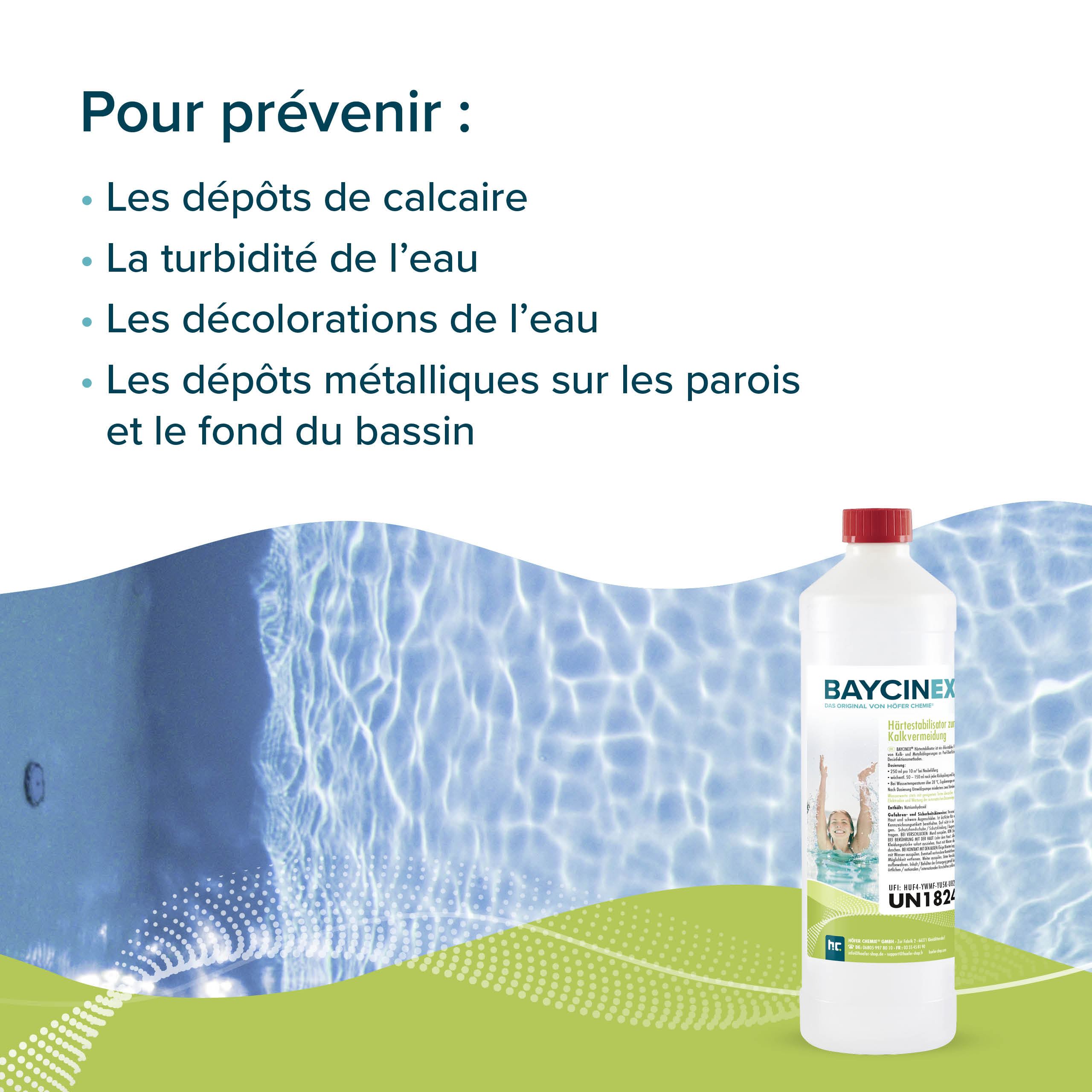 1 L BAYCINEX® Härtestabilisator zur Kalkvermeidung