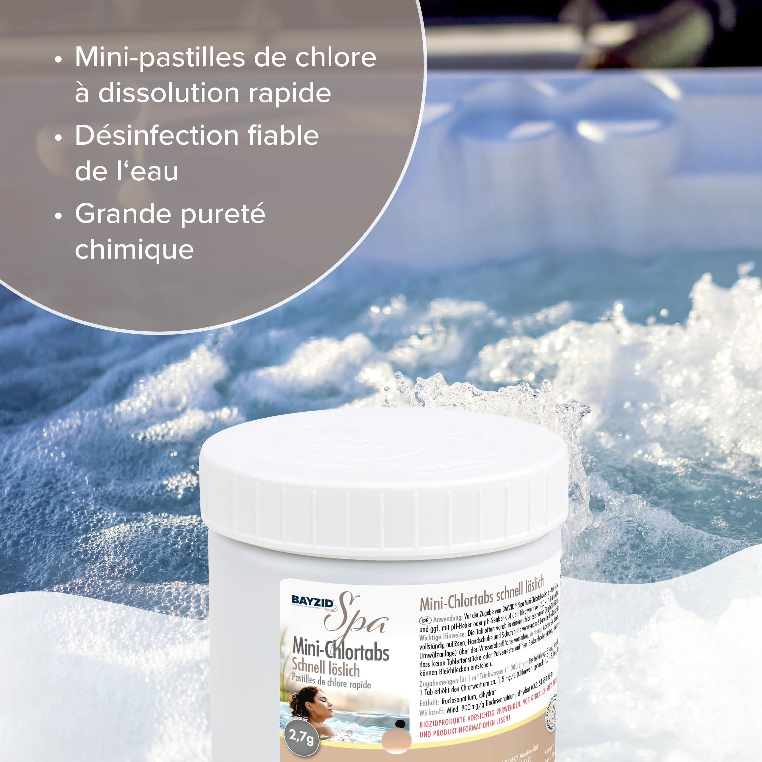 500 g BAYZID® SPA Mini - Chlortabs 2,7 g