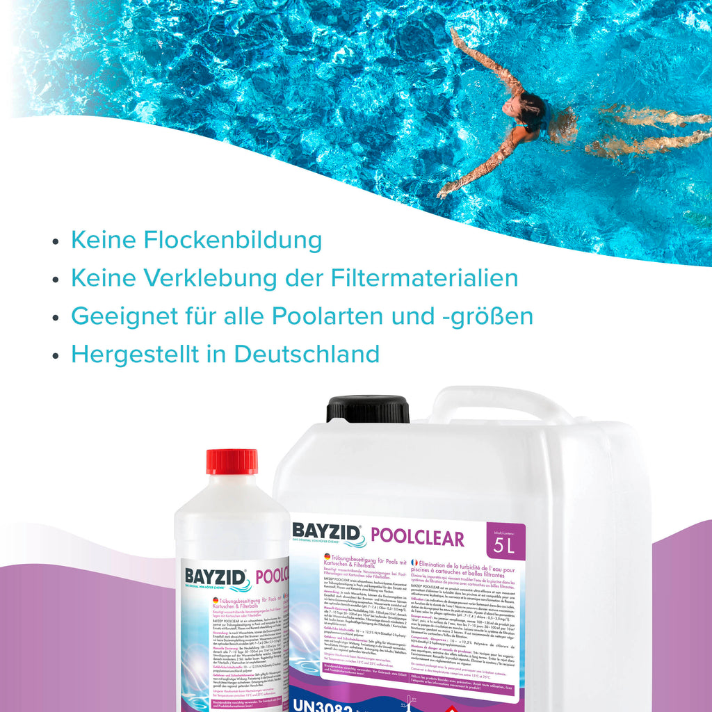 1 L BAYZID® Poolclear Trübungsbeseitigung