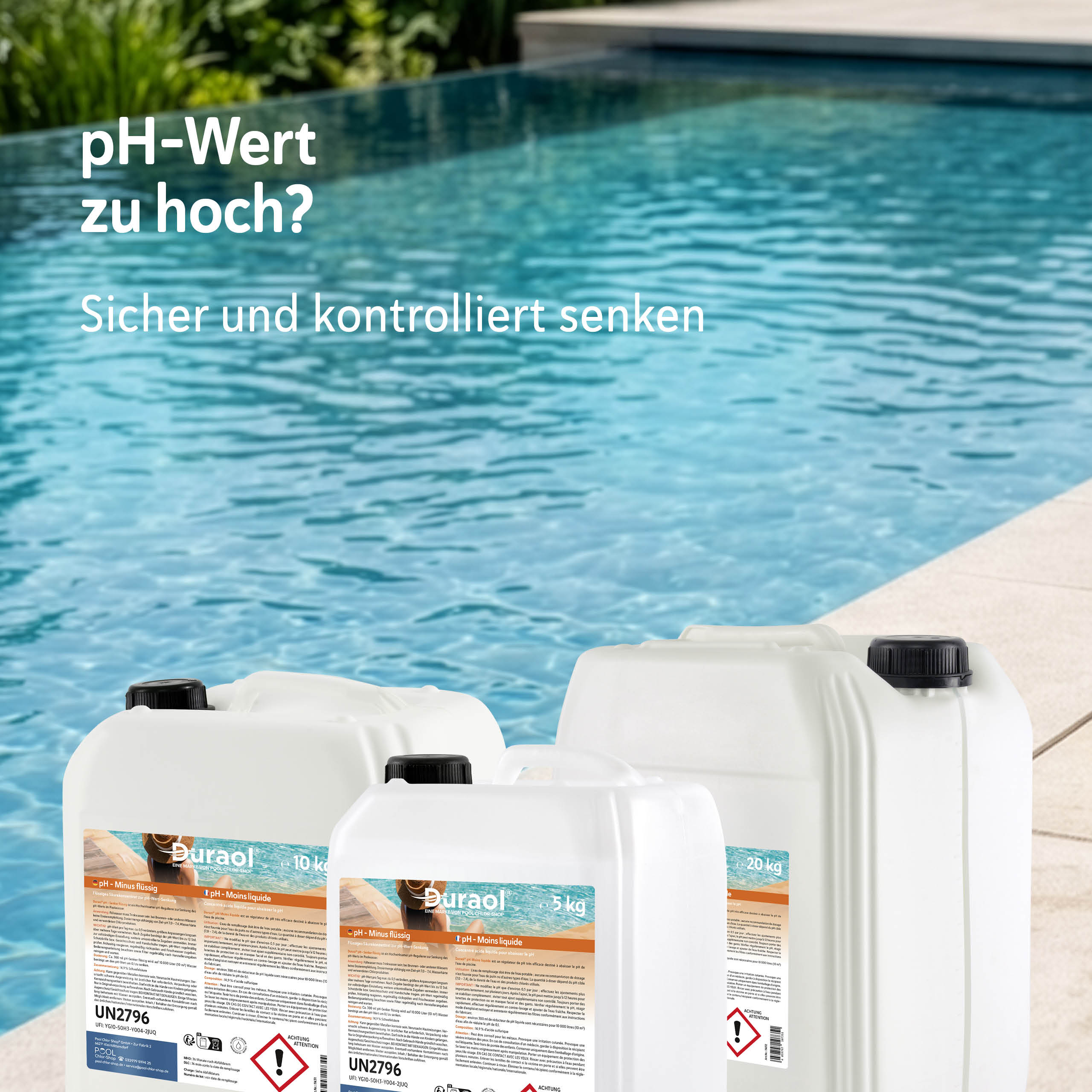 10 kg - Duraol® pH-Senker flüssig