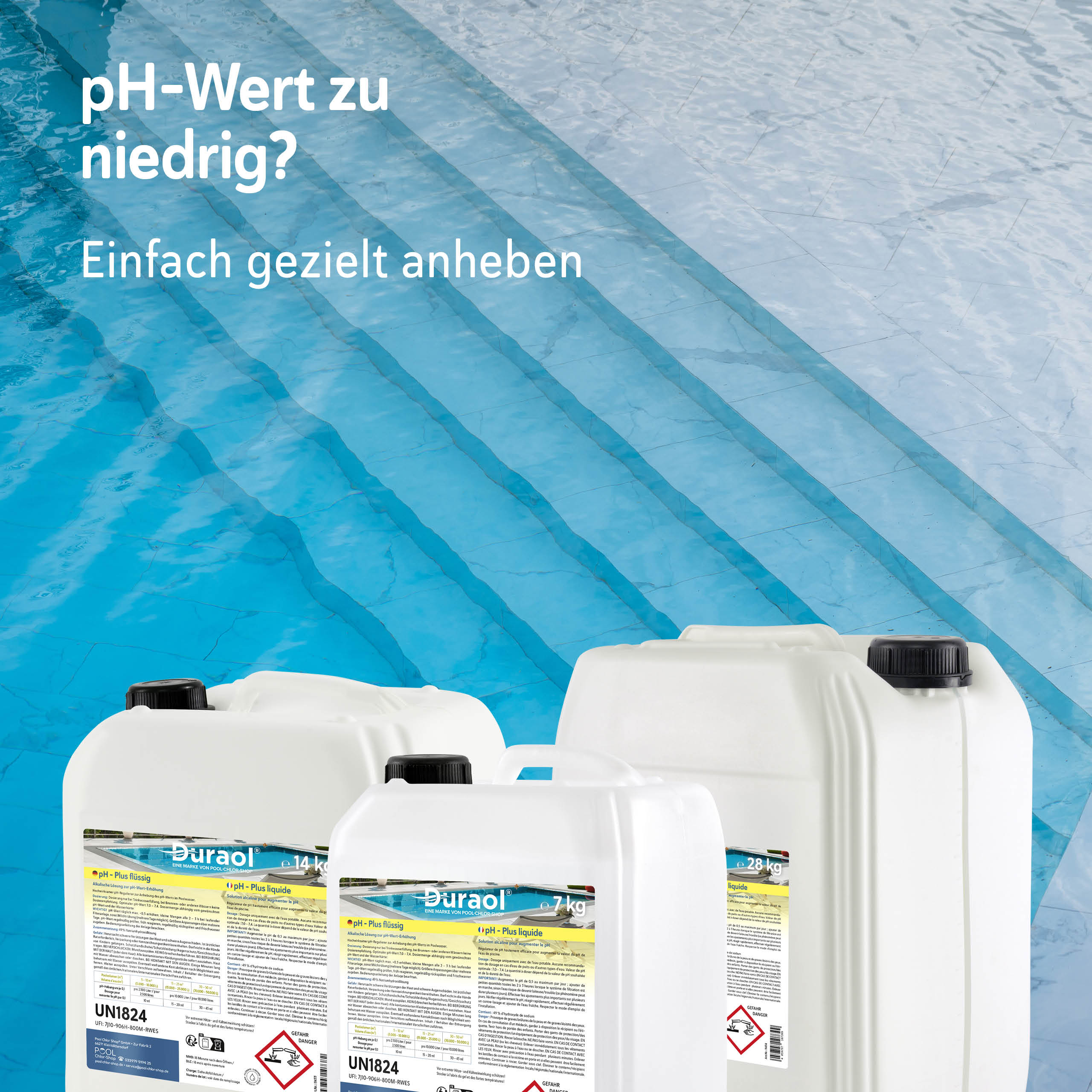 14 kg - Duraol® pH-Heber flüssig