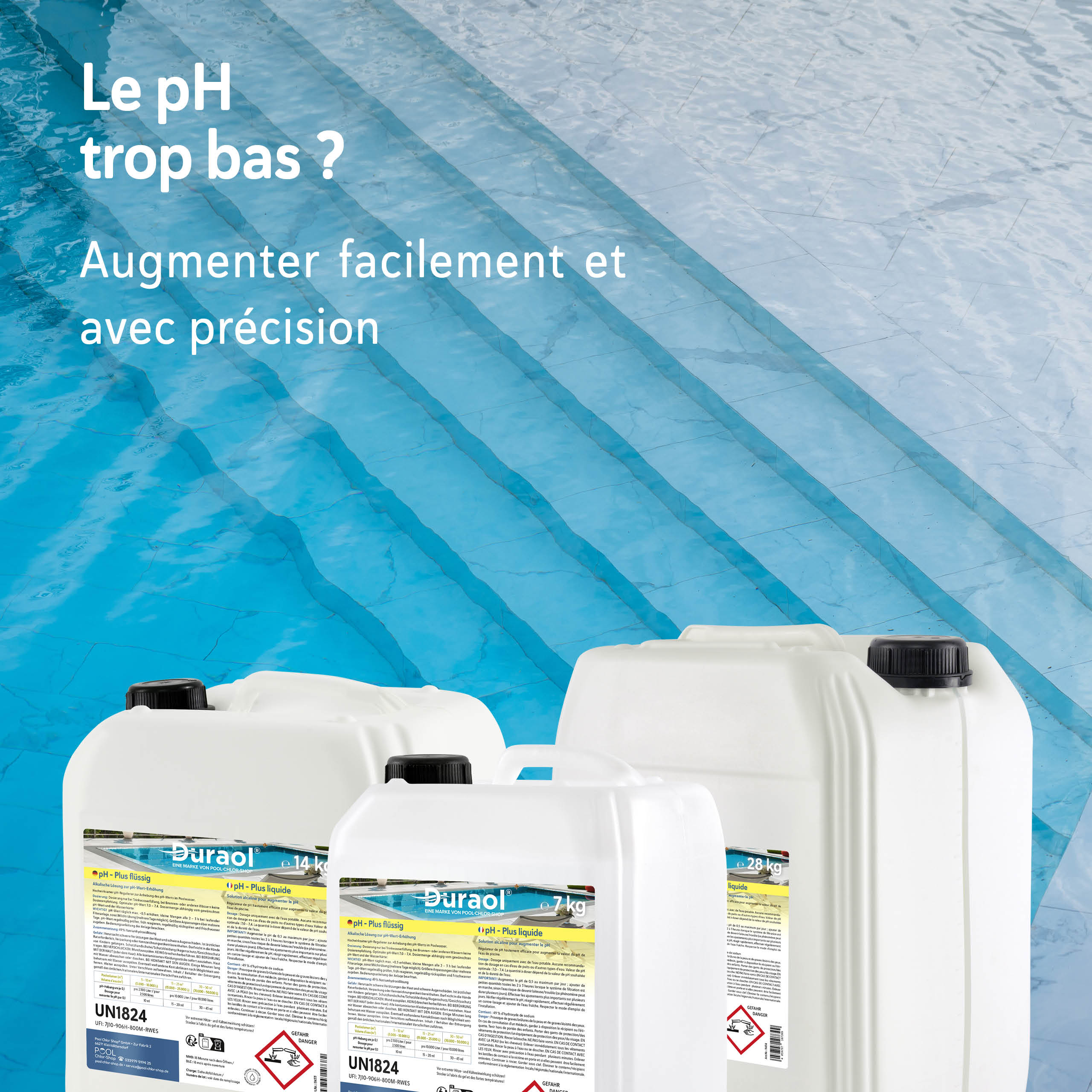 7 kg - Duraol® pH-Heber flüssig