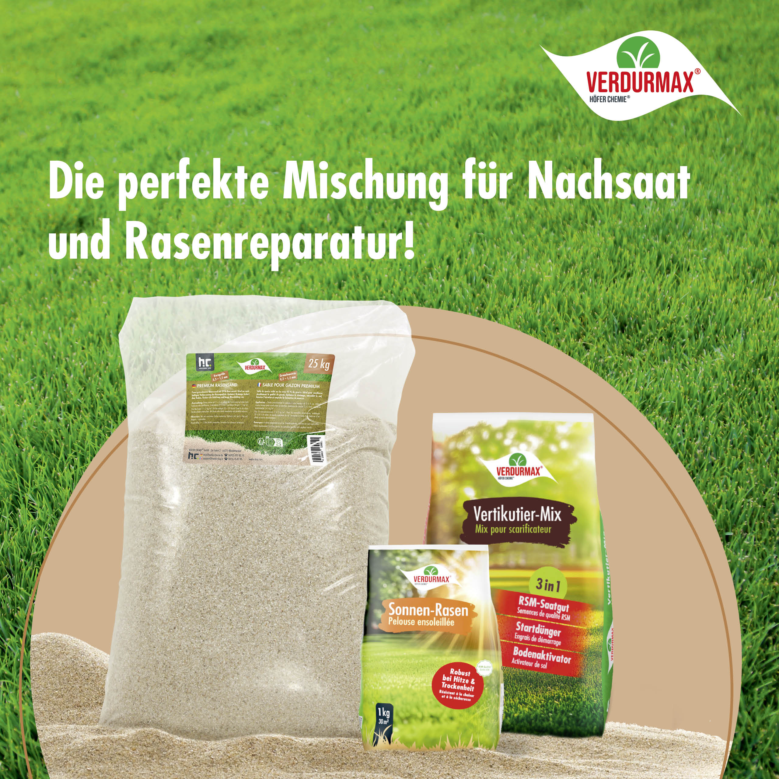 25 kg VERDURMAX® Rasensand