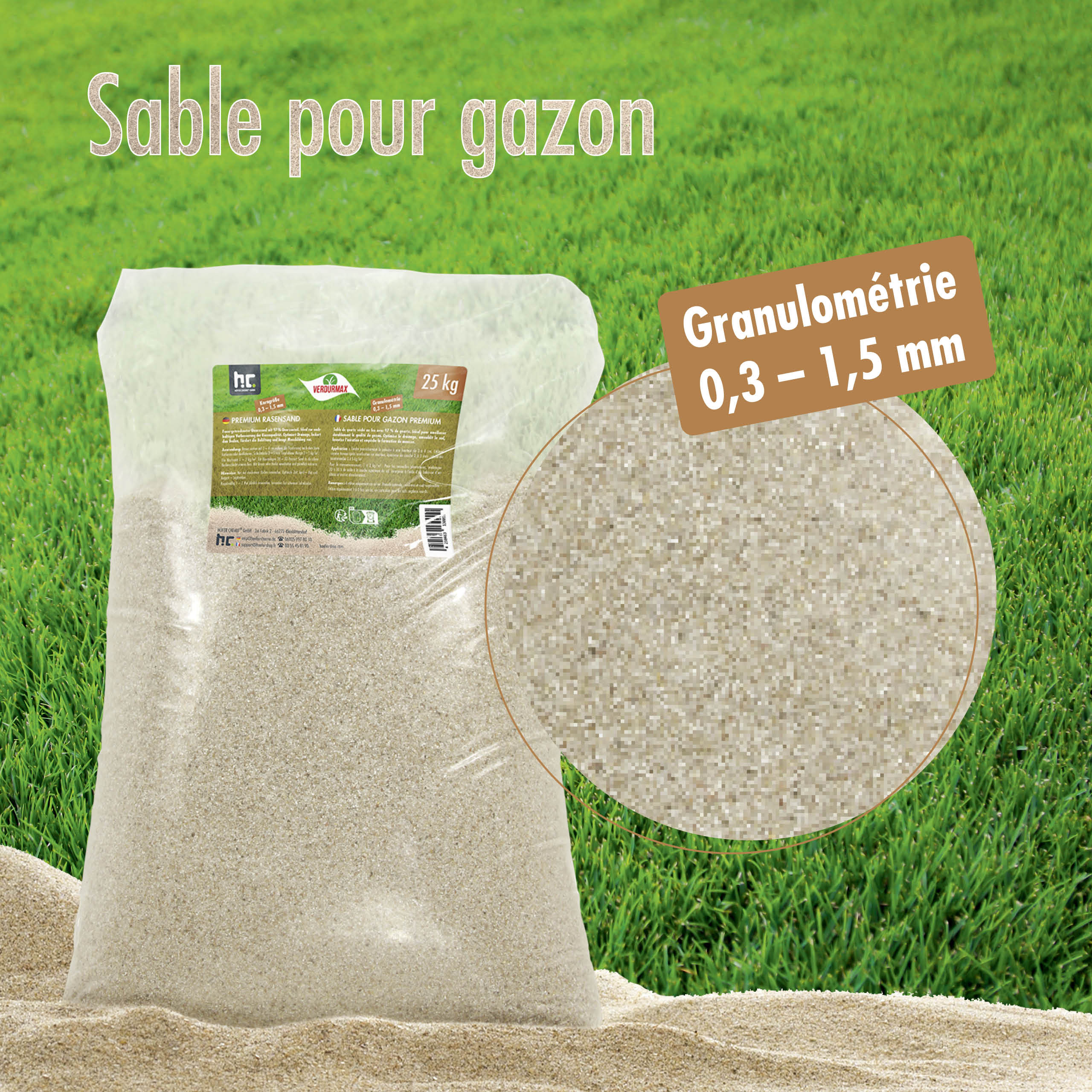 25 kg VERDURMAX® Rasensand