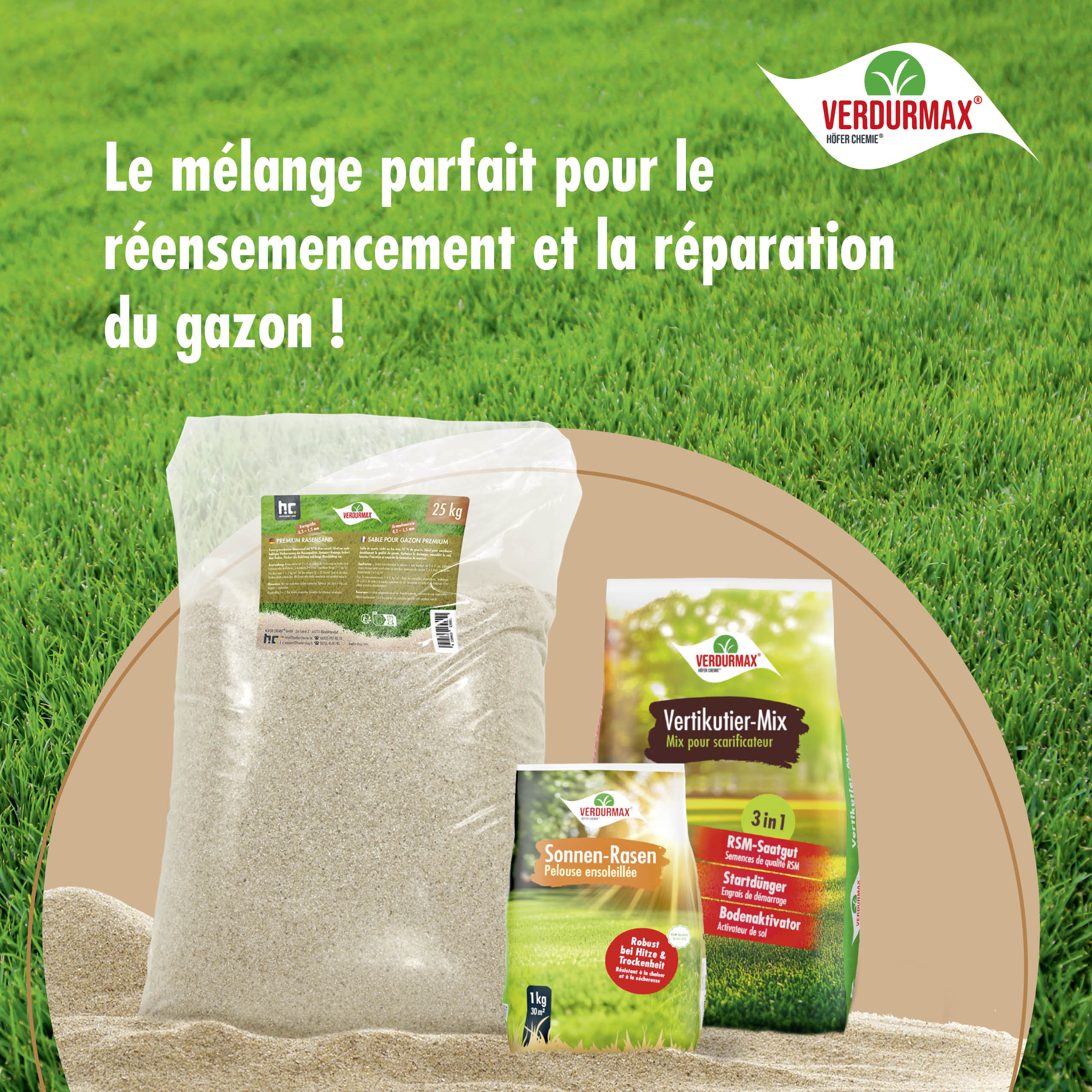 25 kg VERDURMAX® Rasensand