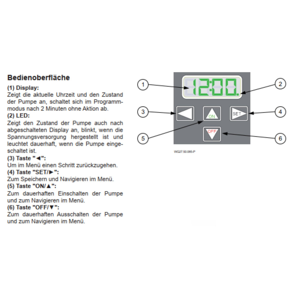 Aqua Plus 11 mit Timerfunktion - Filterpumpe 11m³/h bis 66m³ Wasserinhalt
