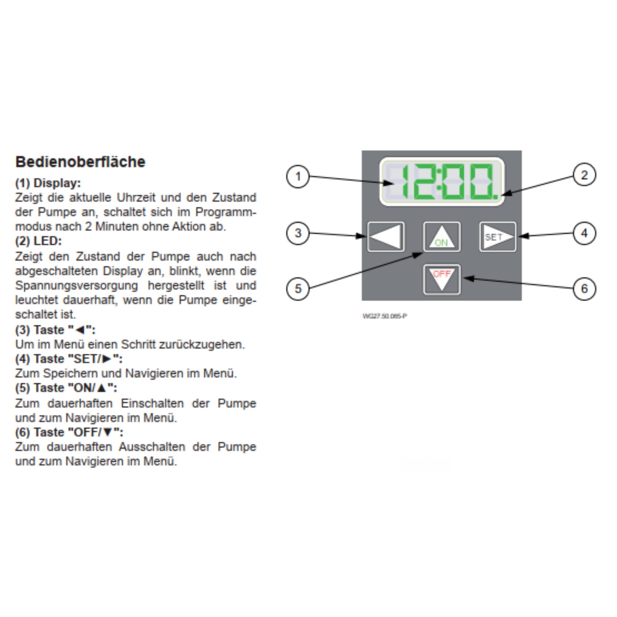 Aqua Plus 11 mit Timerfunktion - Filterpumpe 11m³/h bis 66m³ Wasserinhalt