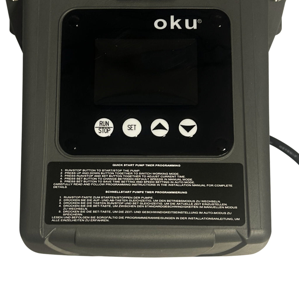 OKU ECO Whisper Filterpumpe - 230V - Drehzahlgesteuerte Poolpumpe